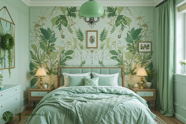 عکس اتاق خواب دخترانه شیک خارجی ساده