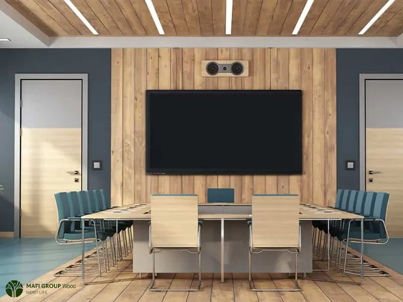 دیوارپوش چوبی اداره دیوارپوش چوبی اداره