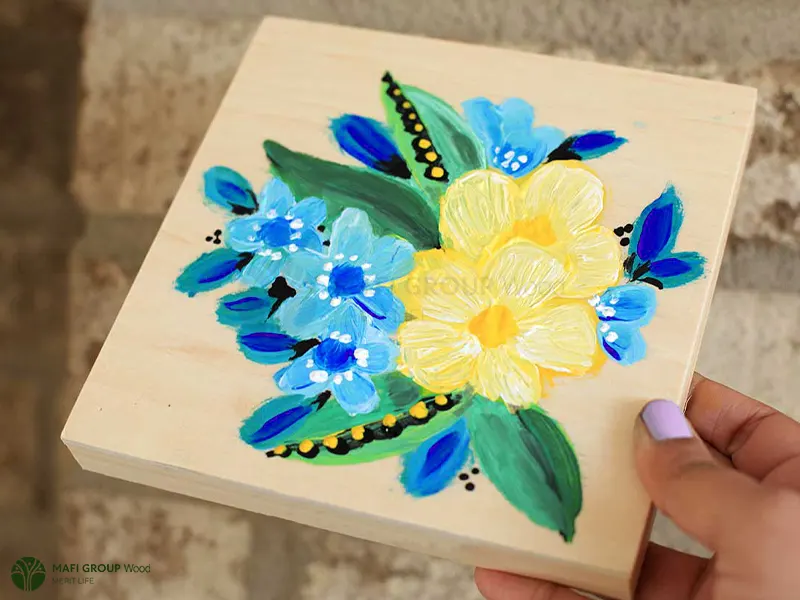 نقاشی روی چوب فانتزی