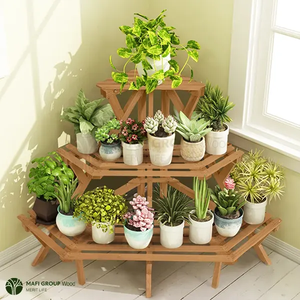 استند گل چوبی جدید