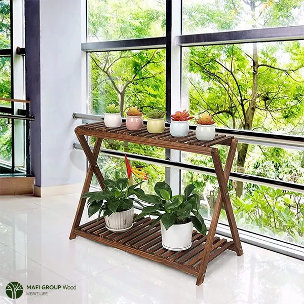 پایه گلدان چوبی جدید