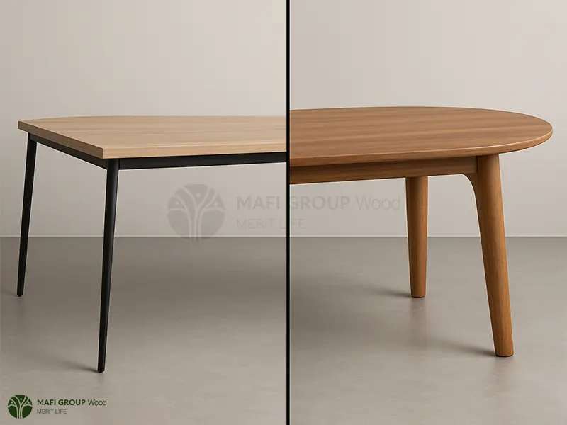 میز چوبی یا فلزی؟ کدام بهتر است؟