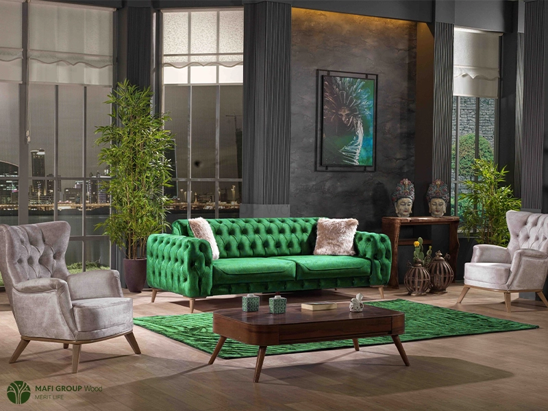 ویژگیهای ظاهری مبلمان چستر