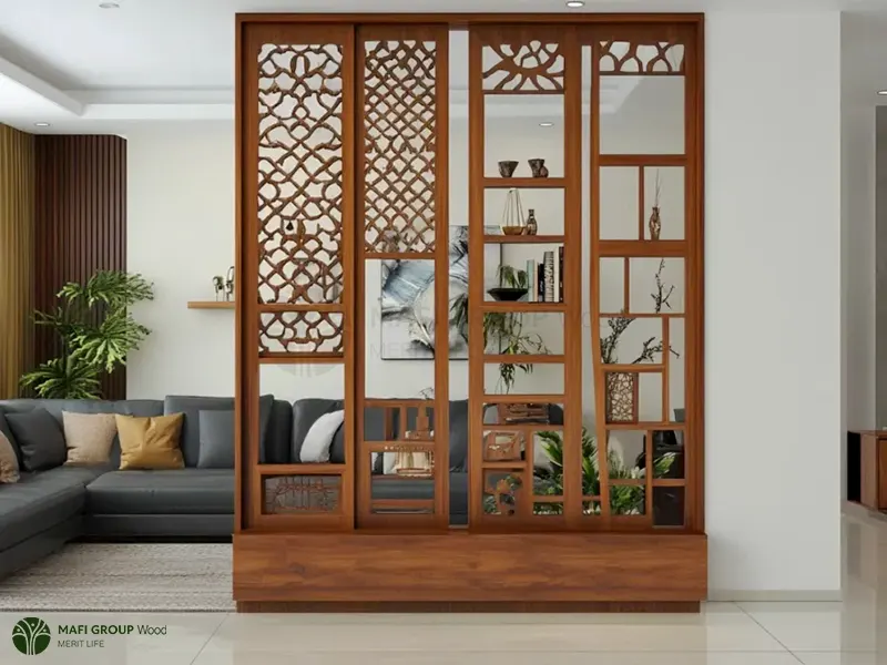 پارتیشن‌های چوبی برای تفکیک فضا