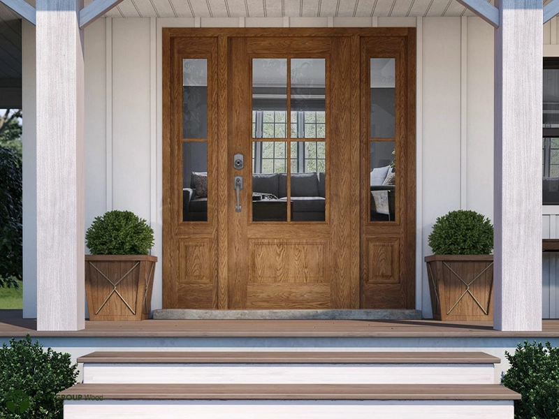 درب چوبی بیرونی