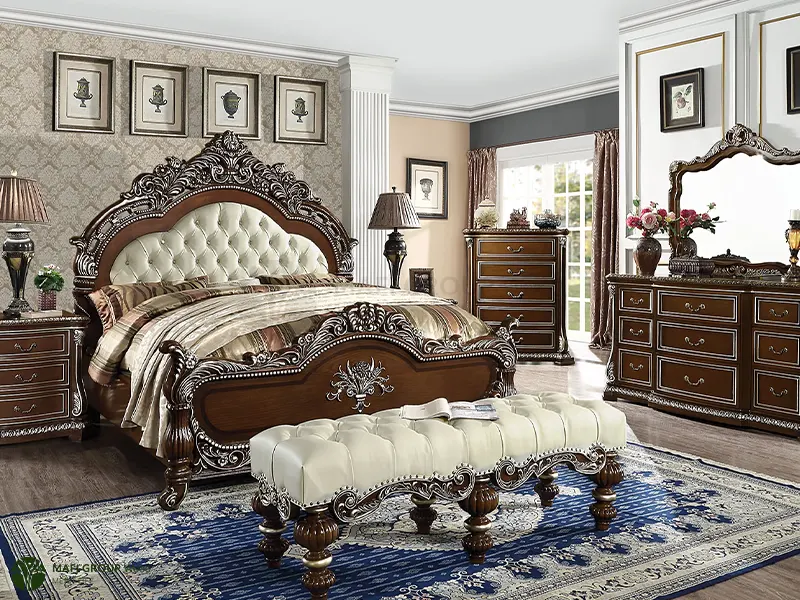 سرویس خواب با چوب طبیعی سرویس خواب با چوب طبیعی