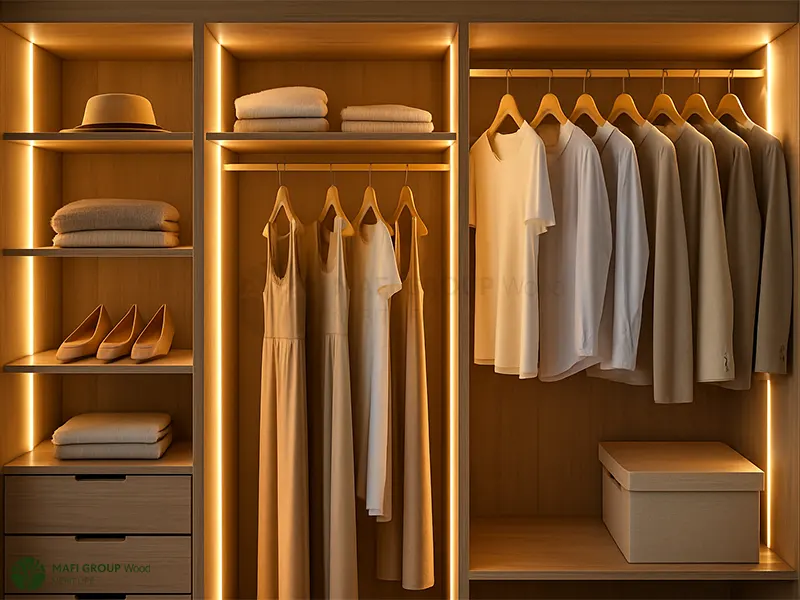 9 مدل نورپردازی داخل کمد