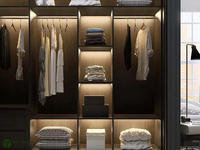 نصب چراغ داخل کمد