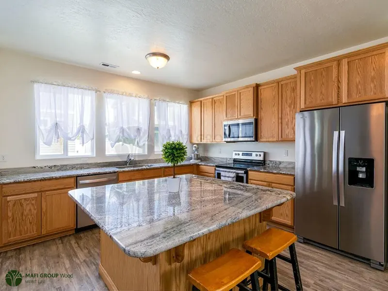 کابینت طرح چوب جدید