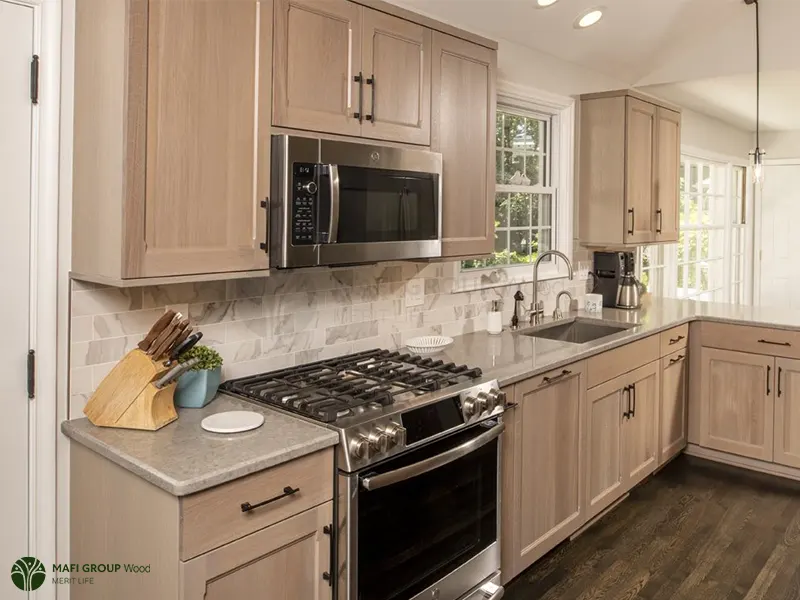 کابینت طرح چوب مدرن