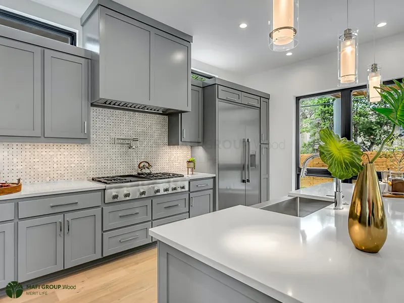 کابینت خاکستری