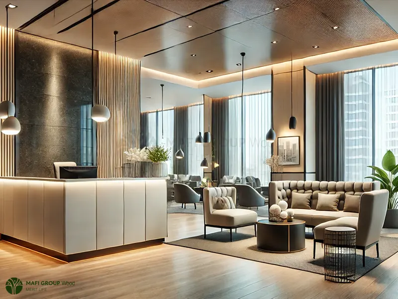 بازسازی محل کار با دکوراسیون شیک و مدرن