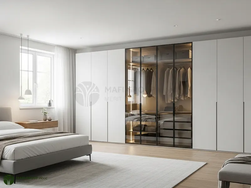 کمد دیواری با چوب لترون کمد دیواری با چوب لترون