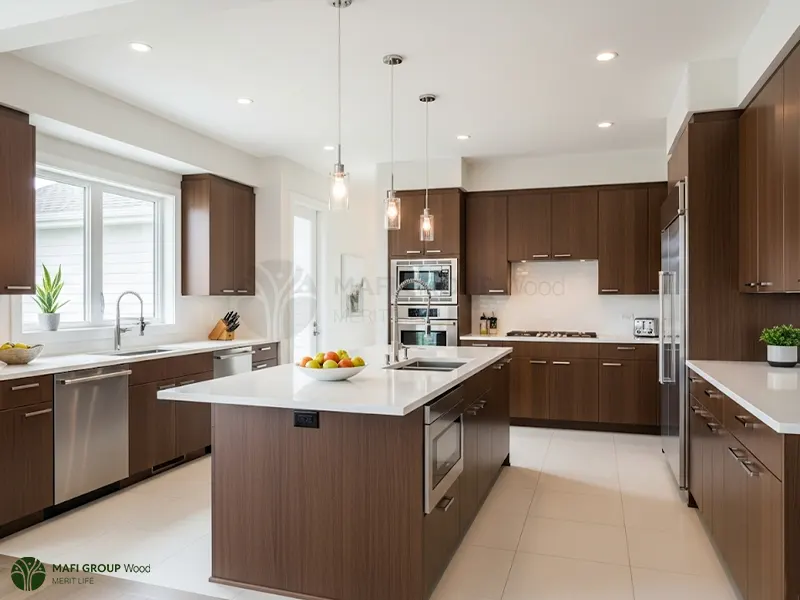 کابینت آشپزخانه قهوه ای کابینت آشپزخانه قهوه ای