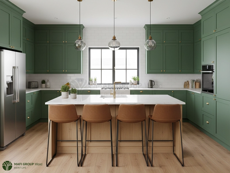 10 مدل کابینت جزیره ای که یک آشپزخانه 12 متری را لوکس می کند