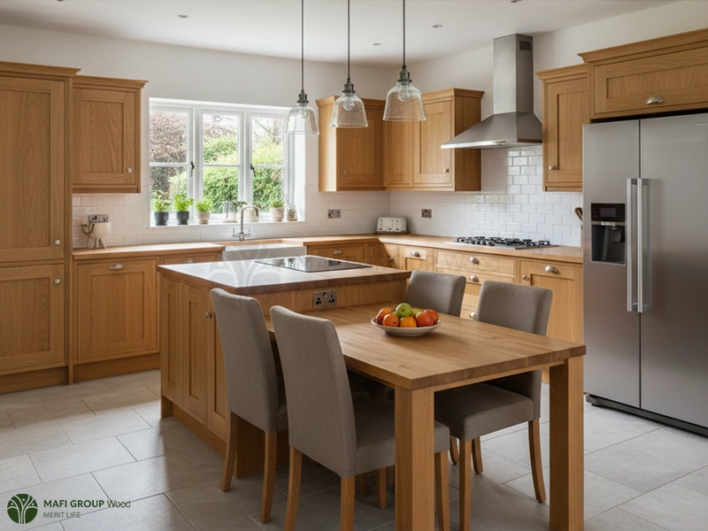 جزیره آشپزخانه چوبی جزیره آشپزخانه چوبی