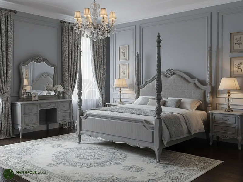 سرویس خواب کلاسیک طوسی سرویس خواب کلاسیک طوسی