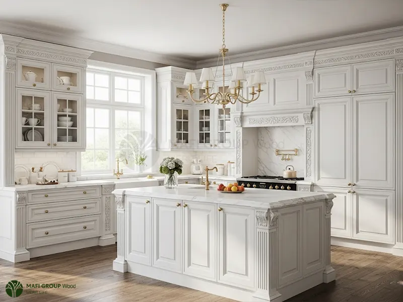 آشپزخانه نئوکلاسیک آشپزخانه نئوکلاسیک