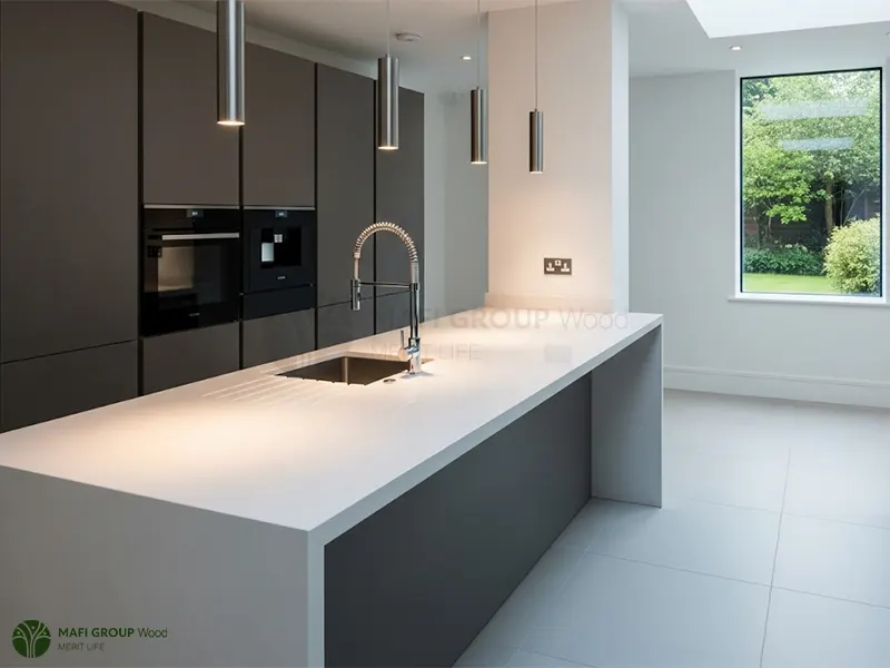 میز اپن مدرن با خطوط ساده