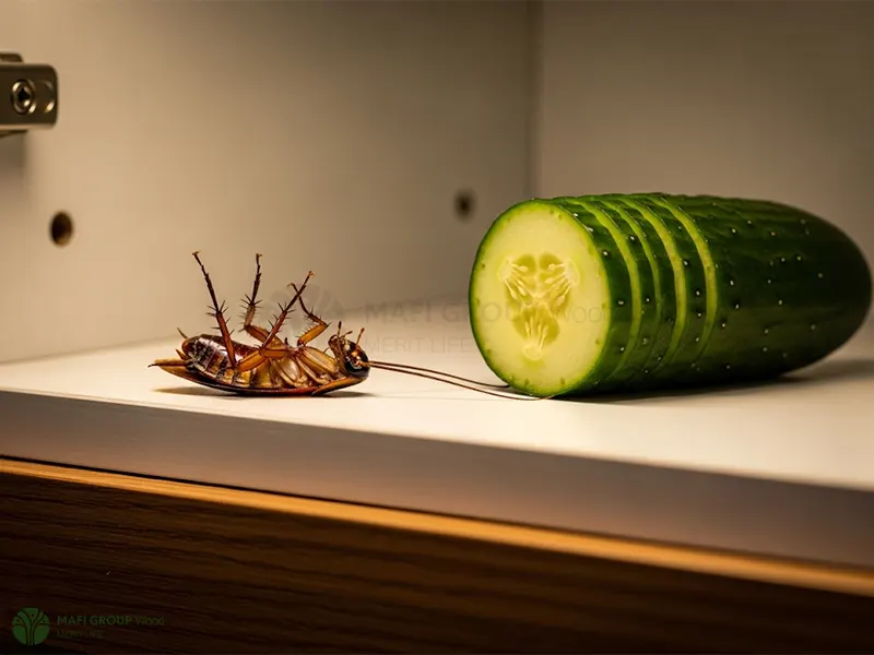 استفاده از خیار تازه برای از بین بردن سوسک