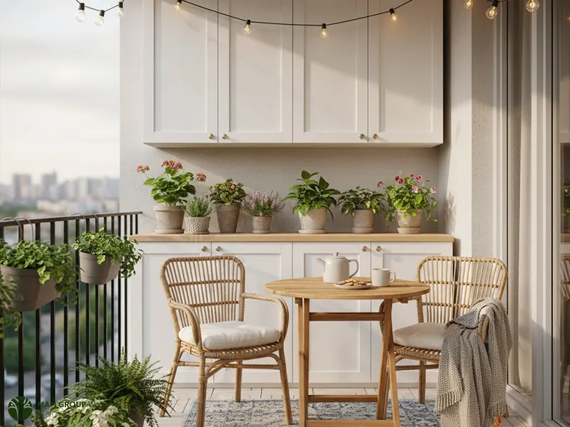 کابینت ام دی اف بالکن