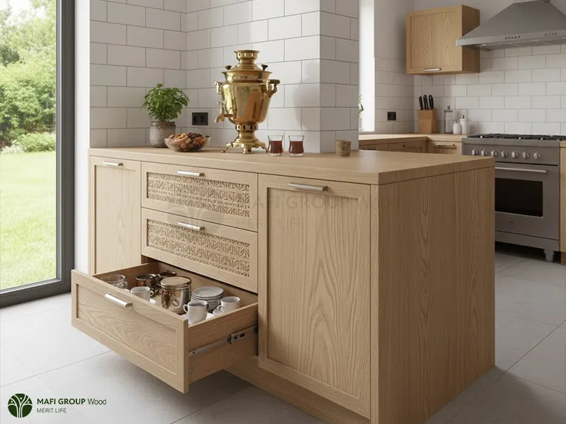کابینت آشپزخانه چوبی کابینت آشپزخانه چوبی