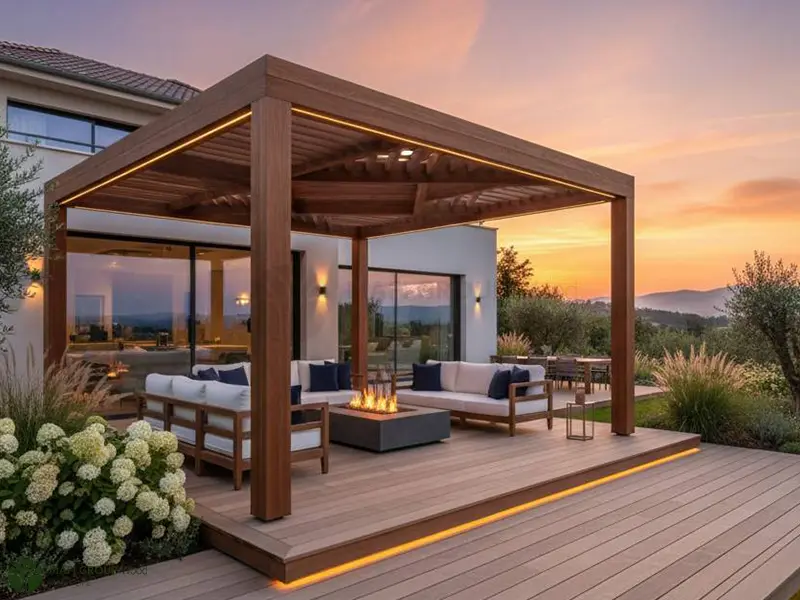 آلاچیق مدرن چوبی