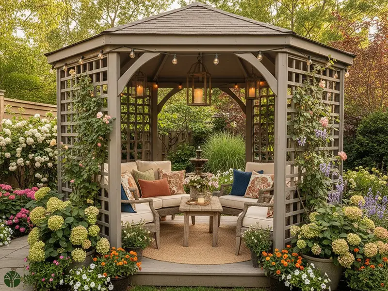 طراحی آلاچیق برای حیاط کوچک طراحی آلاچیق برای حیاط کوچک