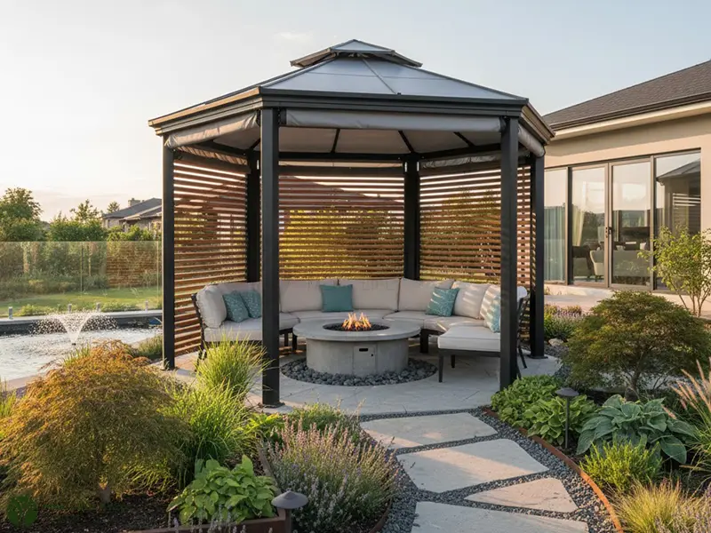 آلاچیق لاکچری چوبی آلاچیق لاکچری چوبی