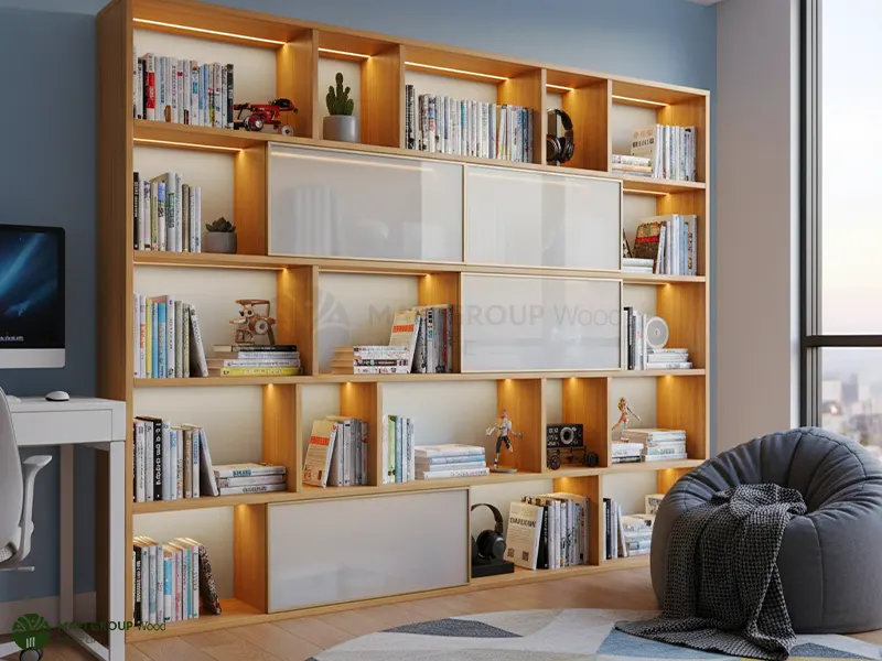 10 مدل کتابخانه برای اتاق نوجوان