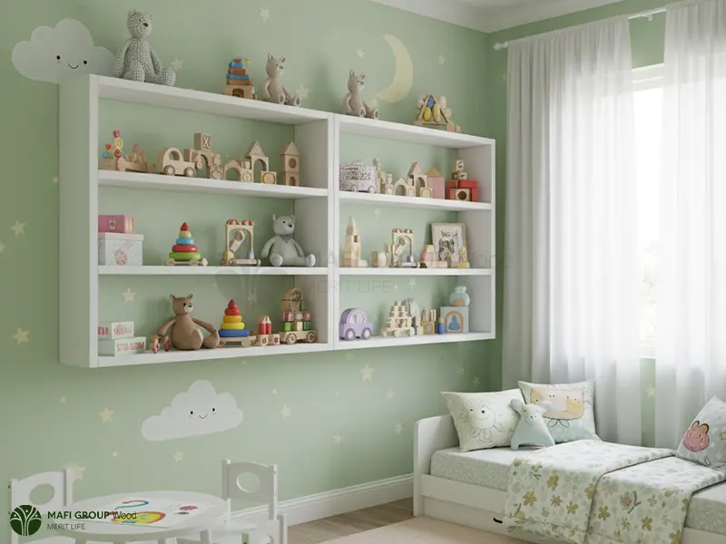 قفسه دیواری اسباب بازی