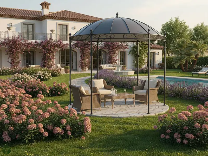 آلاچیق فلزی چوبی