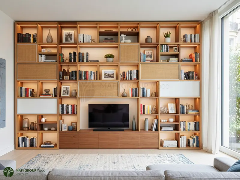 کتابخانه اتاق پذیرایی کتابخانه اتاق پذیرایی