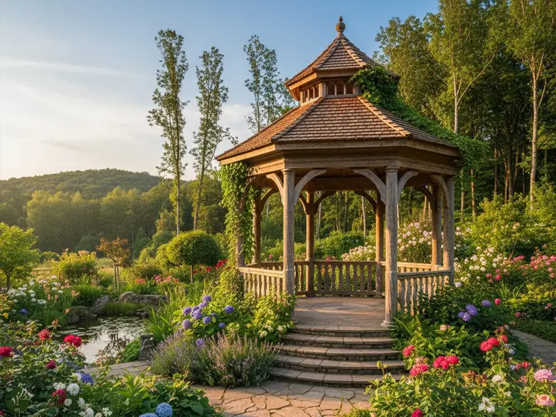 آلاچیق چوبی آلاچیق چوبی