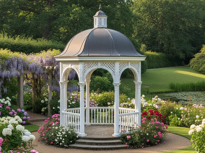 آلاچیق سفید آلاچیق سفید