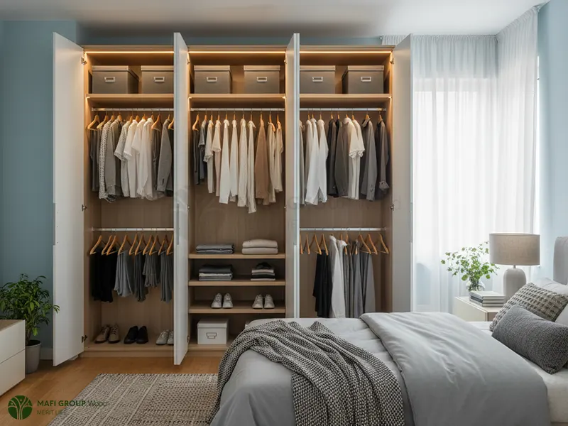 10 مدل کمد دیواری بدون کشو