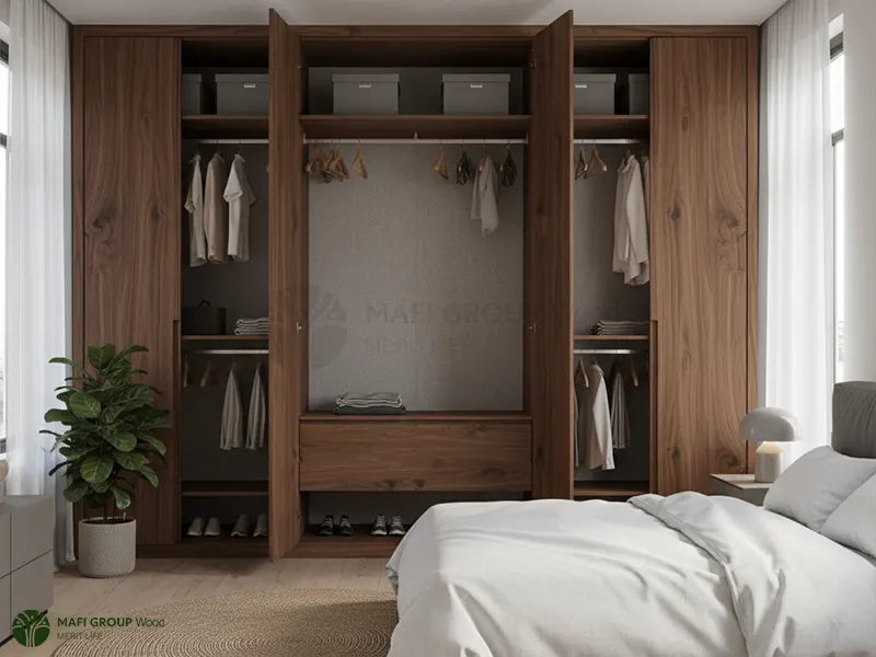 کمد دیواری چوبی