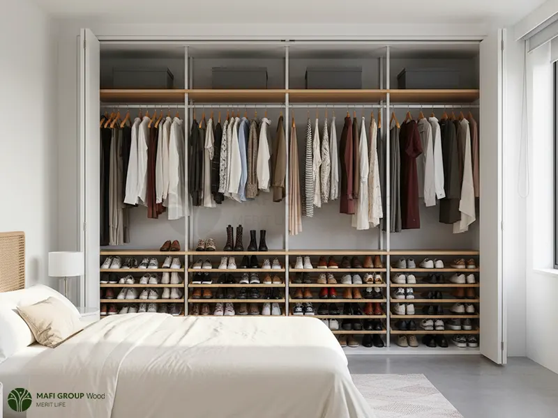 چیدمان کمد دیواری