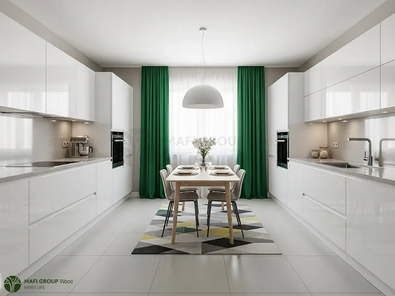 8 مدل کابینت های گلاس سفید