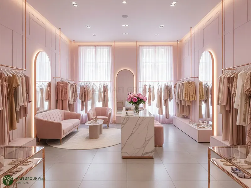 دکور مزون لباس زنانه