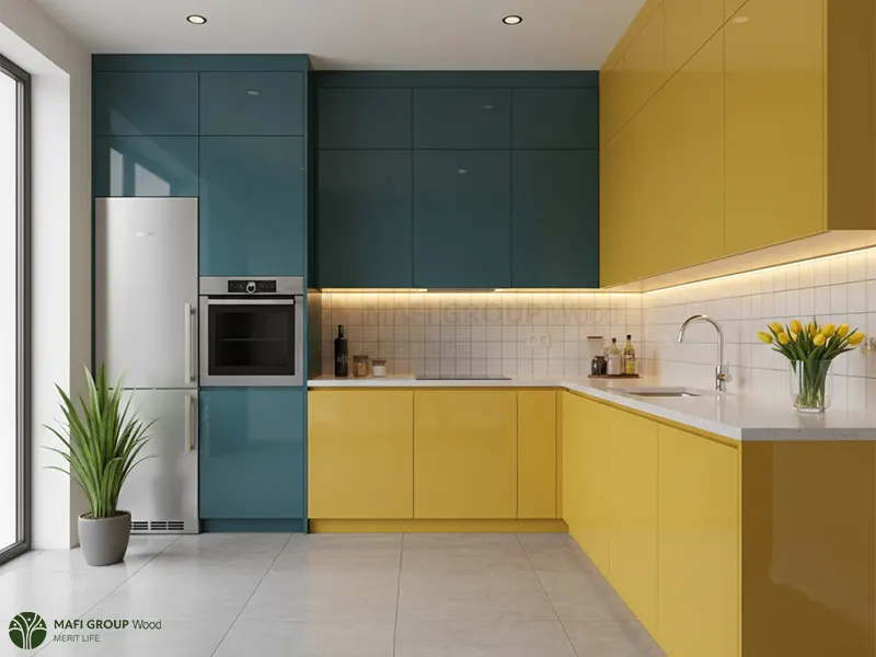 کابینت سفارشی با رنگ 2026