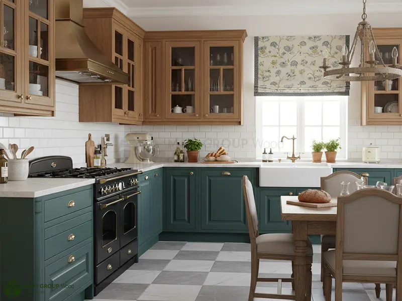 کابینت نئوکلاسیک با رنگ 2026