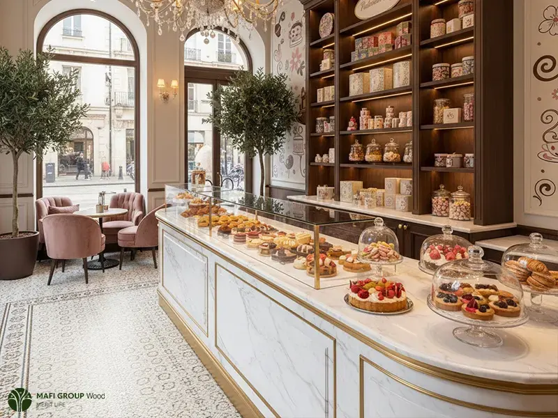 دکوراسیون قنادی کوچک