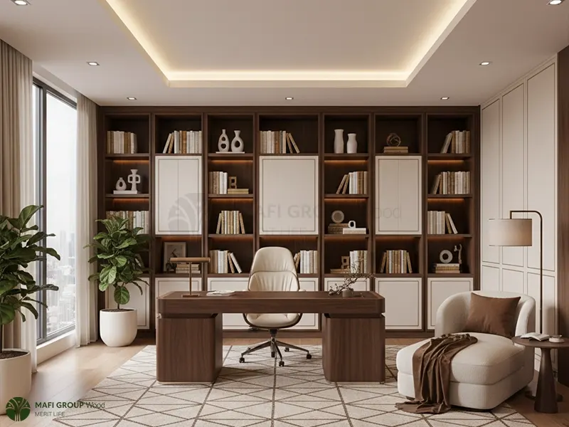 ترکیب رنگ قهوه‌ای و کرم