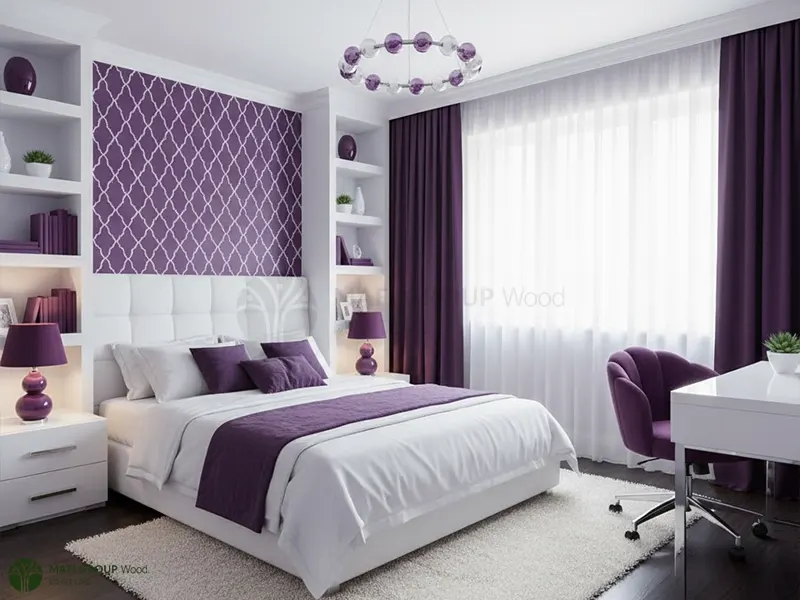 بنفش و سفید