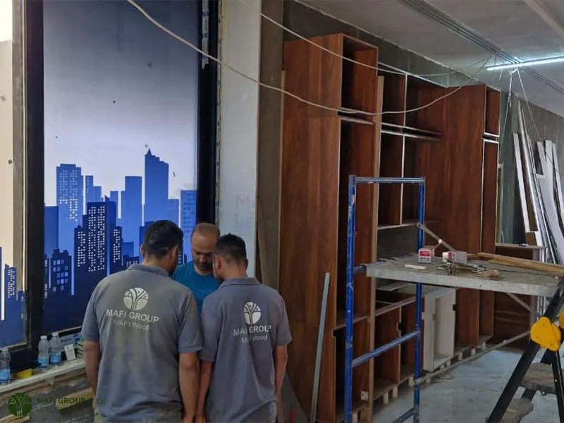 شرکت پیمانکاری دکوراسیون خانه مافی وود