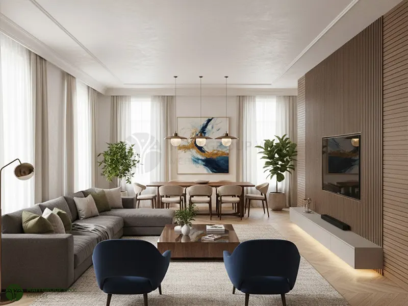 اتاق پذیرایی شیک