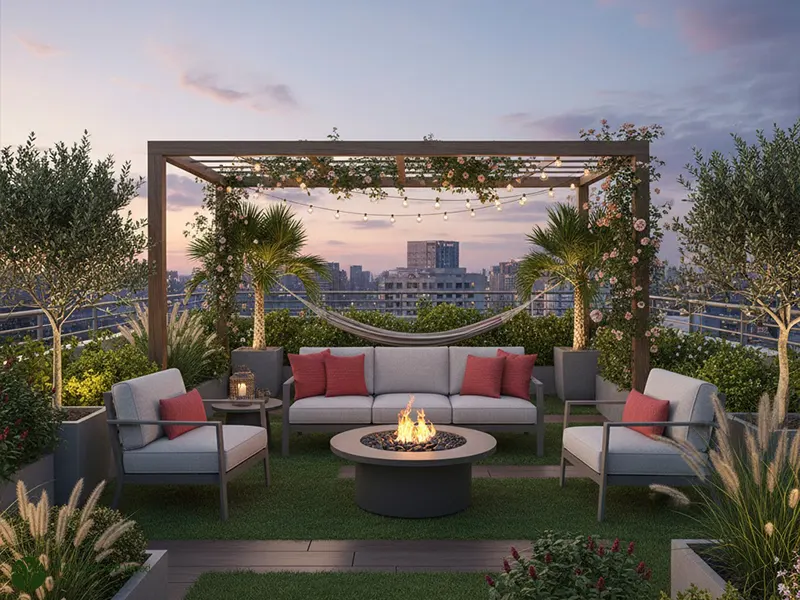 محوطه روف گاردن