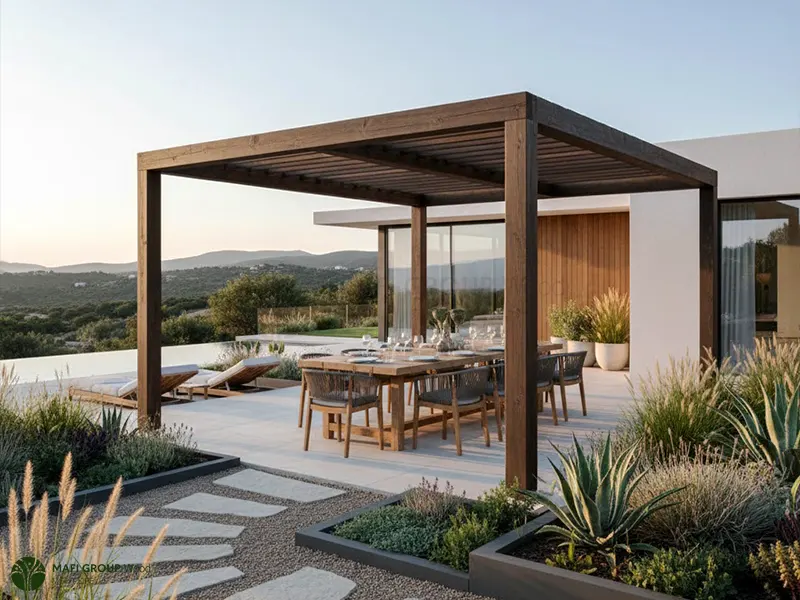 محوطه سازی حیاط