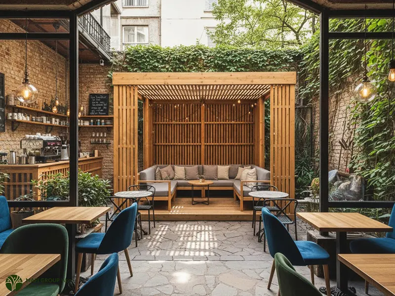 آلاچیق چوبی شیک